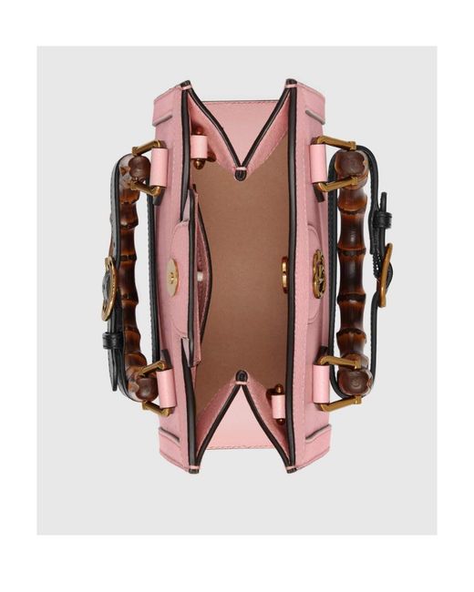 Gucci Pink Mini Diana Top Handle Bag