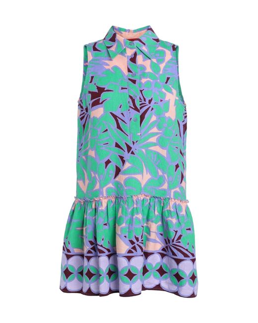 MAX&Co. Blue Shirt Dresses