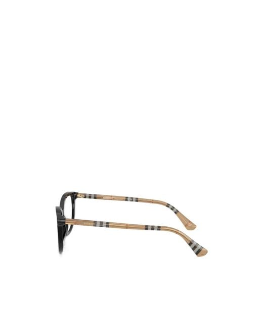 Burberry White Eyewear Cat-Eye Glasses