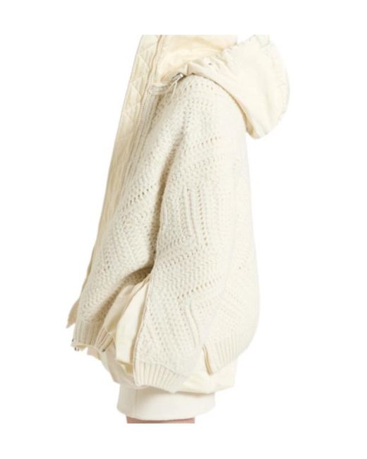 Ermanno Scervino Natural Long-Sleeve Casual Jacket