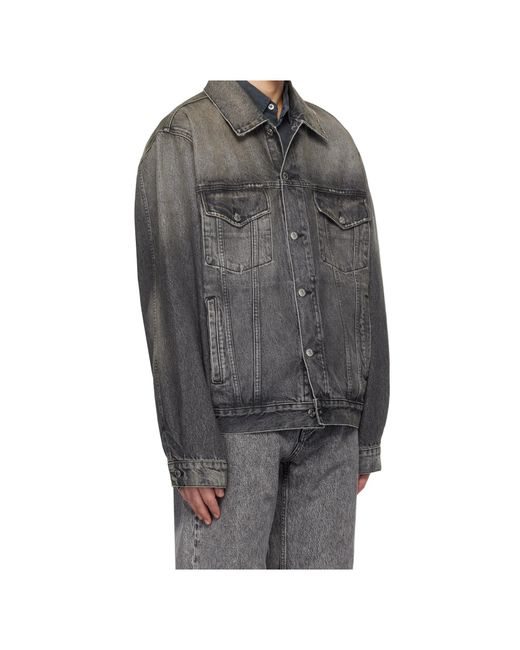 Hope Gray Bold Denim Jacket for men