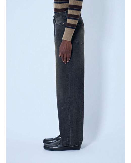 Ssstein Blue Loose Denim Jeans for men