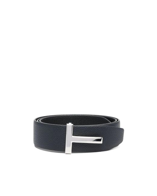 Tom Ford Blue Adjustable Waist Belt for men