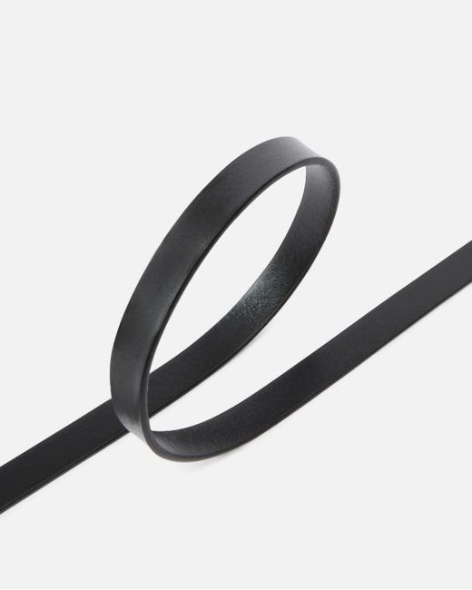 Pinko White Logo-Plaque Buckle Belt