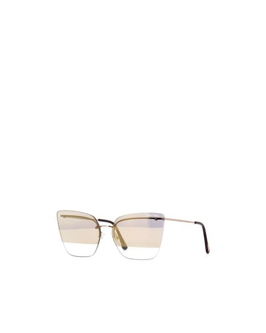 Tom Ford White Logo Logo Sunglasses