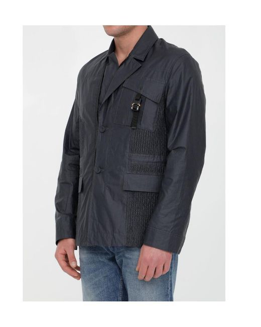 Dior Blue Homme Single-Breasted Blazer for men