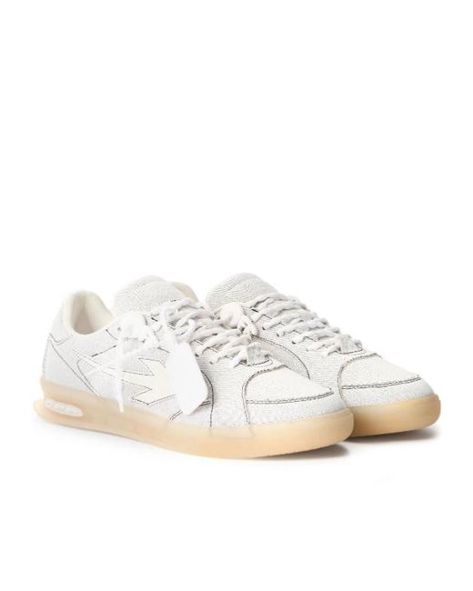 Off-White c/o Virgil Abloh White End Of Play Denim Sneakers for men