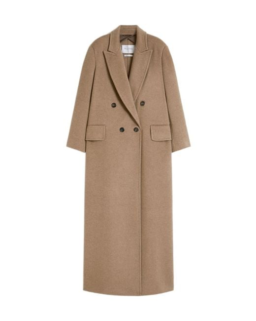 Max Mara Natural Armonia Double-Breasted Coat