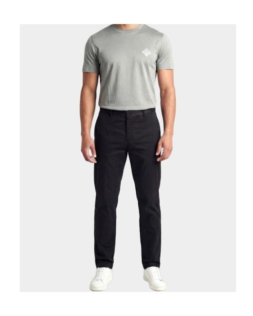 Emporio Armani Gray Slim-Fit Lyocell-Blend Jersey T-Shirt With Logo Patch for men