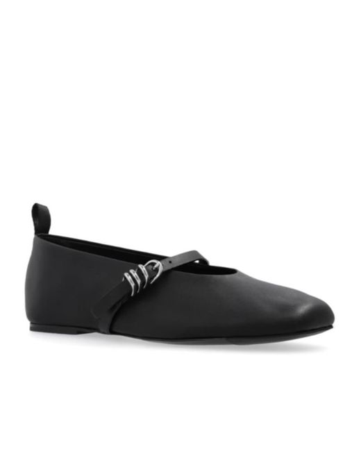 Rag & Bone Black Buckle Mary Jane Shoes