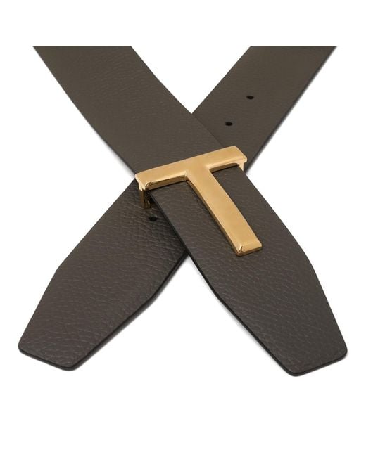Tom Ford White Icon Reversible Belt