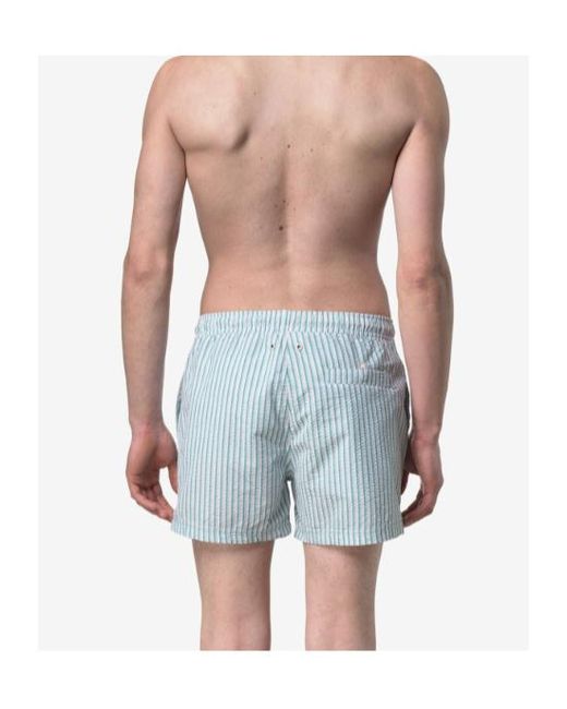 K-Way Blue Hazel Multistripes Beach for men
