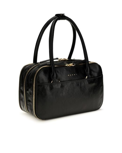 Marni Black Small Boxyne Bag