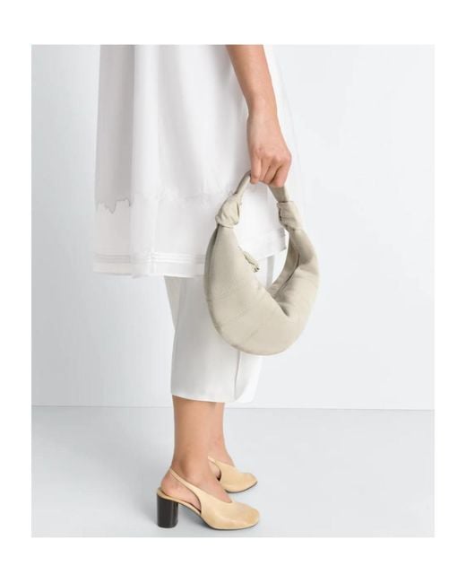 Lemaire Gray Croissant Shoulder Bag