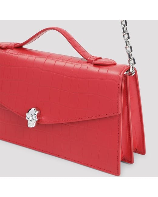 McQueen Red Skull Top Handle