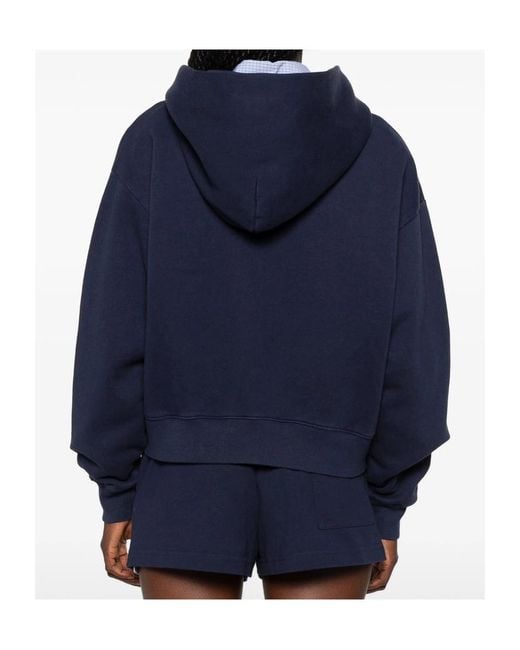 Sporty & Rich Blue Long-Sleeved Sweatshirt