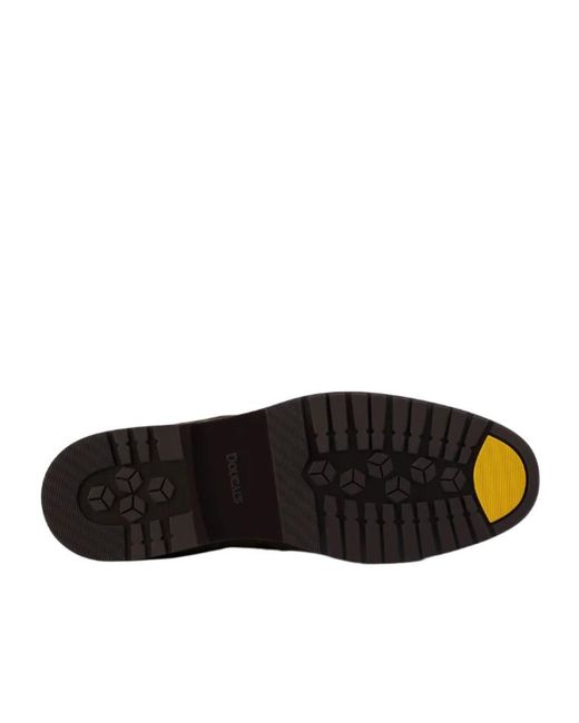 Doucal's Brown Round Toe Loafers for men