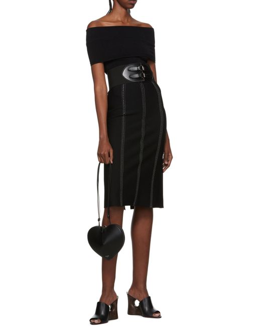 Alaïa Black Alaïa Le Coeur Heart-Shape Bag