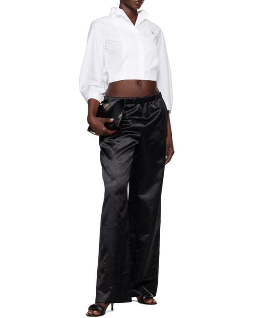 Givenchy Black Straight Leg Trouser