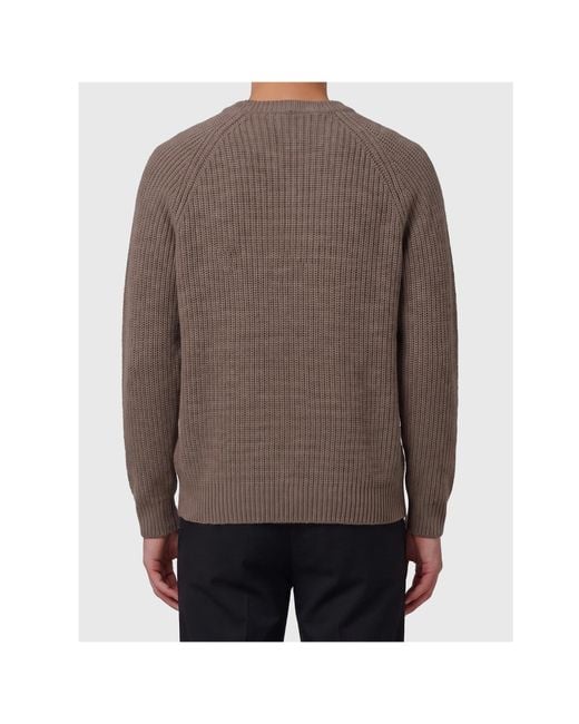 Lisa Yang Brown Soren Crewneck Sweater for men