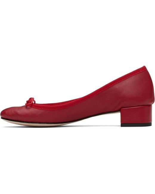 Repetto Red Camille Ballet Shoes