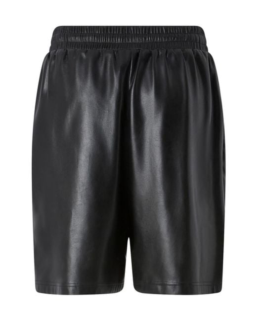 Pinko Black Seam Detailed Shorts