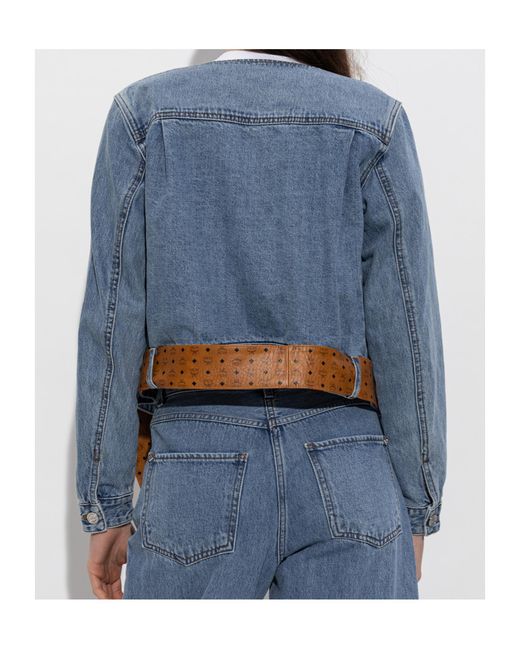 MCM Blue Denim Jacket