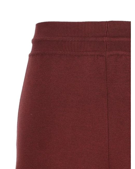 Loro Piana Red Drawstring Athletic Pants
