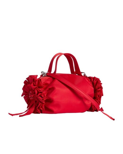 Simone Rocha Red Top-Handle Shoulder Bag