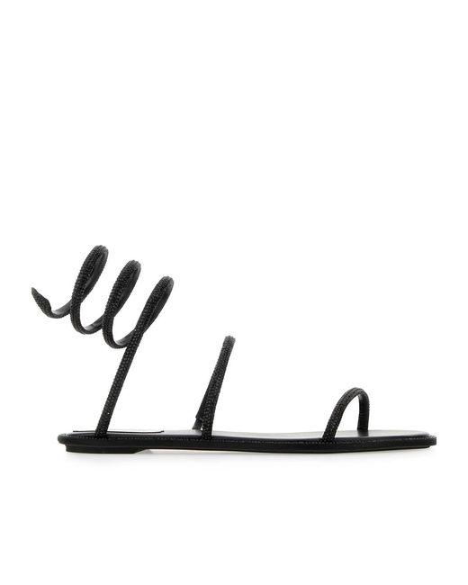Rene Caovilla Multicolor René Caovilla Cleo Embellished Flat Sandals