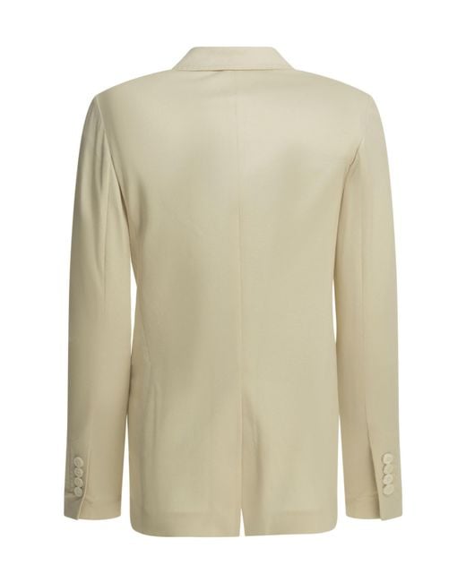 Circolo 1901 Natural Double-Breasted Blazer