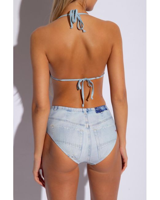 DIESEL Blue Bfpn-Bichys Bikini Bottom