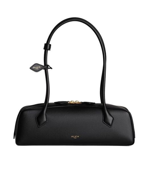 Alaïa Brown Alaïa Le Teckel Medium Shoulder Bag