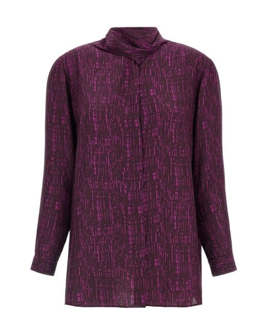 Gianluca Capannolo Purple Katherine Shirt