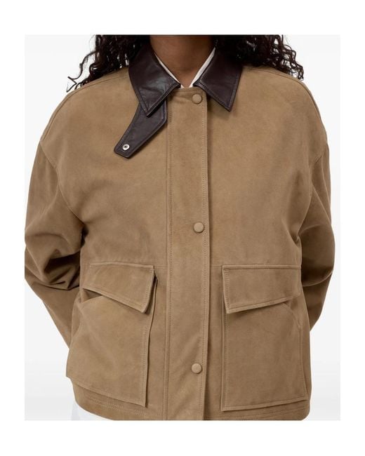 Closed Natural Suede Leather Jacket