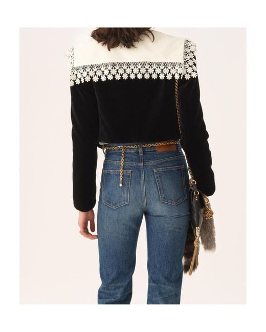 Chloé Black Short Spencer Jacket