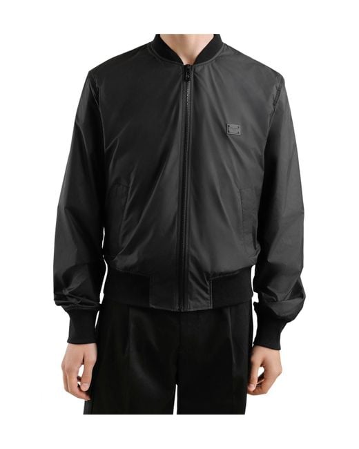 Dolce & Gabbana Black Sleek Effortless Jacket for men