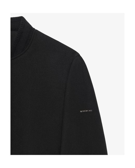 Givenchy Black Zip-Up Bomber Jacket for men