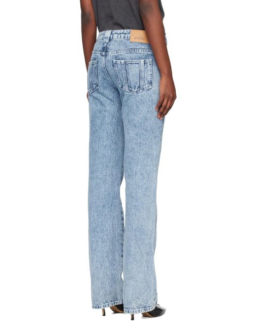 Isabel Marant Blue Isabel Marant Étoile Jaylis Straight Leg Jeans