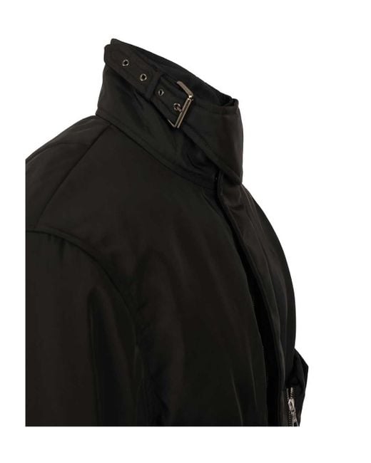 Dries Van Noten Black Venice Dark Cotton Jacket for men