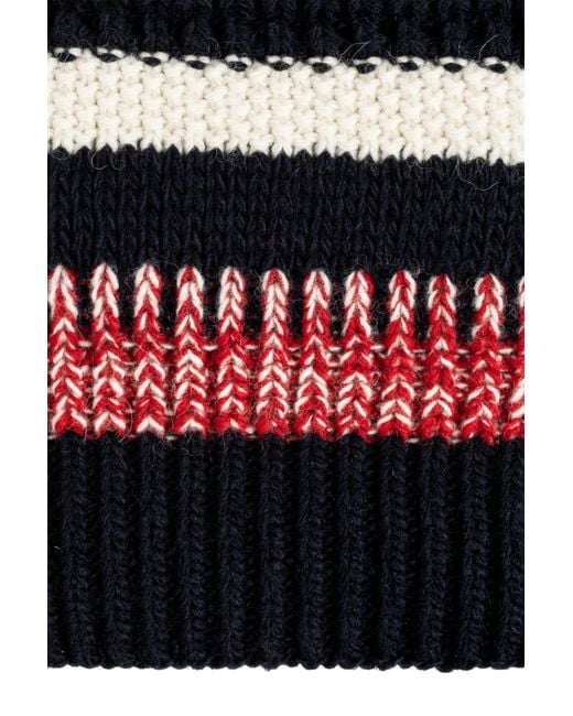 DSquared² Black Après Ski Knit Scarf for men