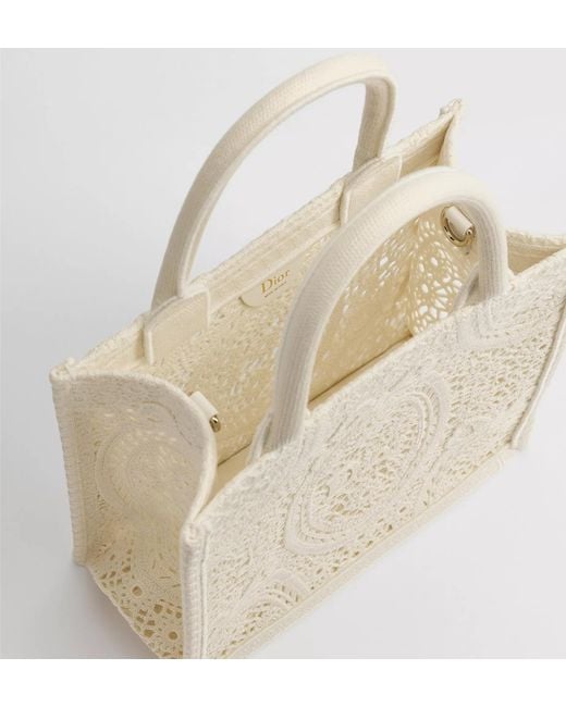 Dior Natural Small Book Tote With Strap