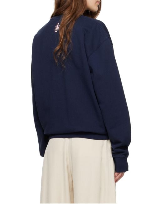 J.W. Anderson Blue Real Sleep Sweatshirt