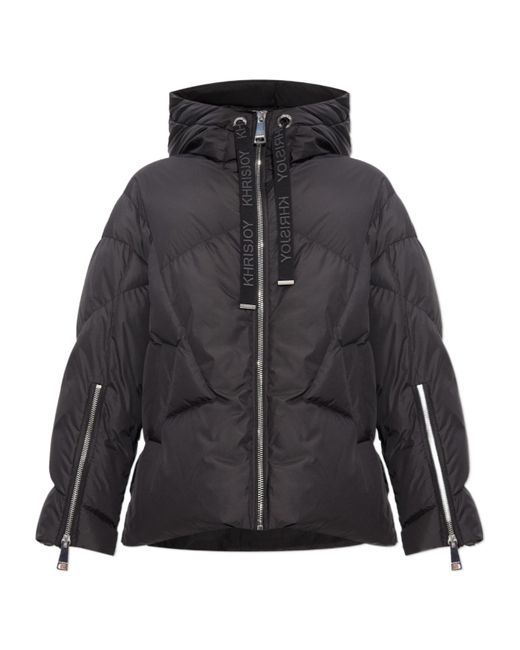 Khrisjoy Black Long Sleeve Down Jacket