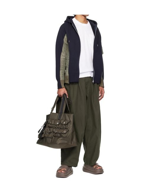 Sacai Brown Slip-On Sandals for men