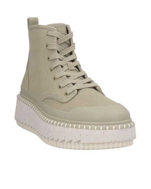 Chloé Natural Thick Sole High Top Casual Shoes
