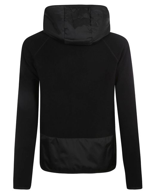 Moncler Black Canmore Logo-Patch Padded Jacket for men