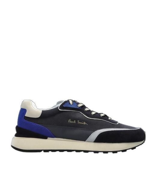Paul Smith Blue Round-Toe Low-Top Sneakers for men