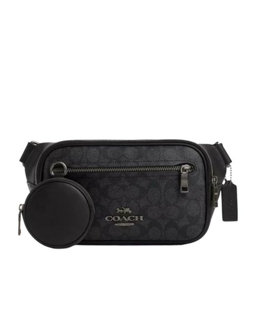 COACH Black Logo Wallet for men