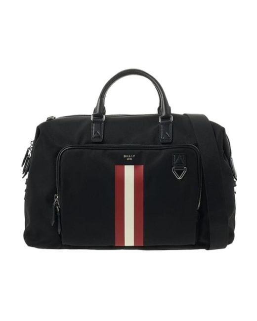 Bally Black Logo Handbag for men